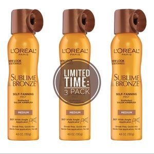 L’Oréal Sublime Bronze Self Tanning Most 3 Pack